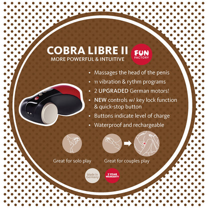 Fun Factory - Cobra Libre Ii Grey Black