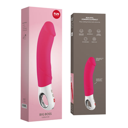 Fun Factory - G5 Vibes Big Boss Rechargeable Vibrating Dildo Pink