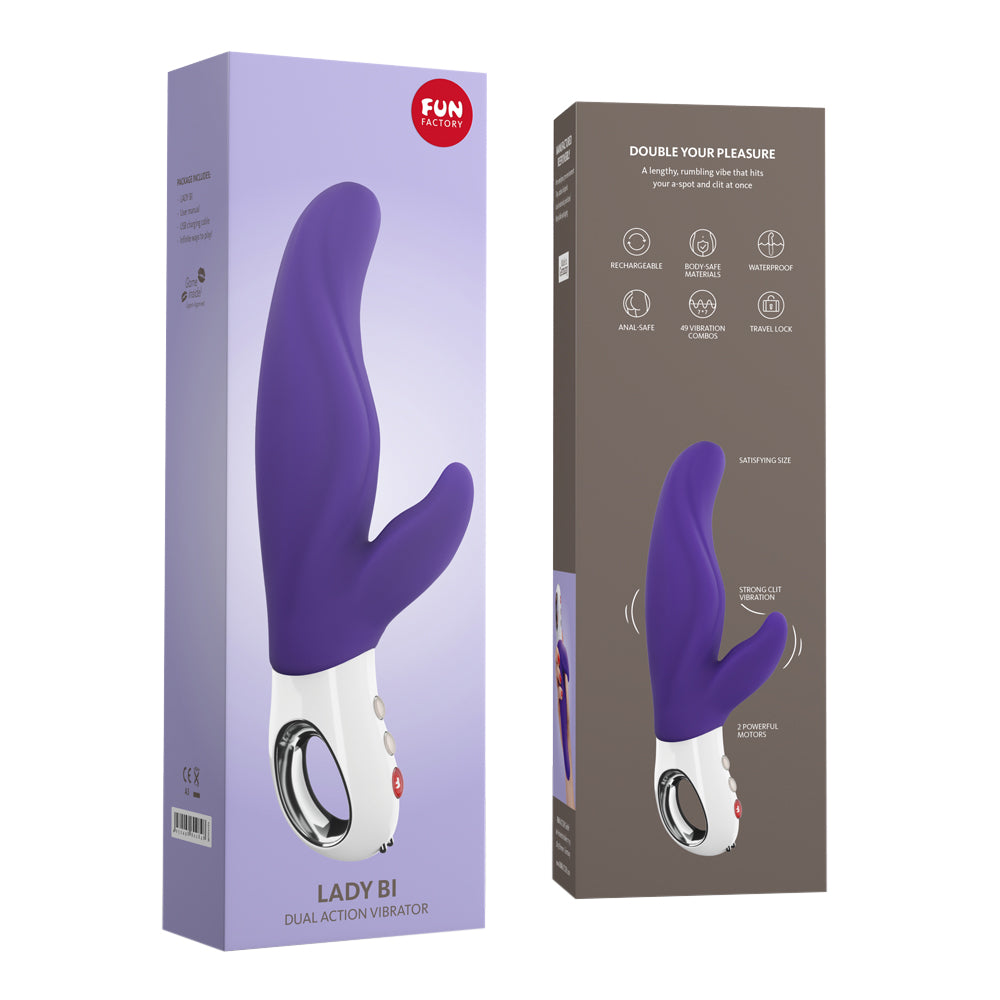 Fun Factory - Lady Bi Dual Vibrator Purple