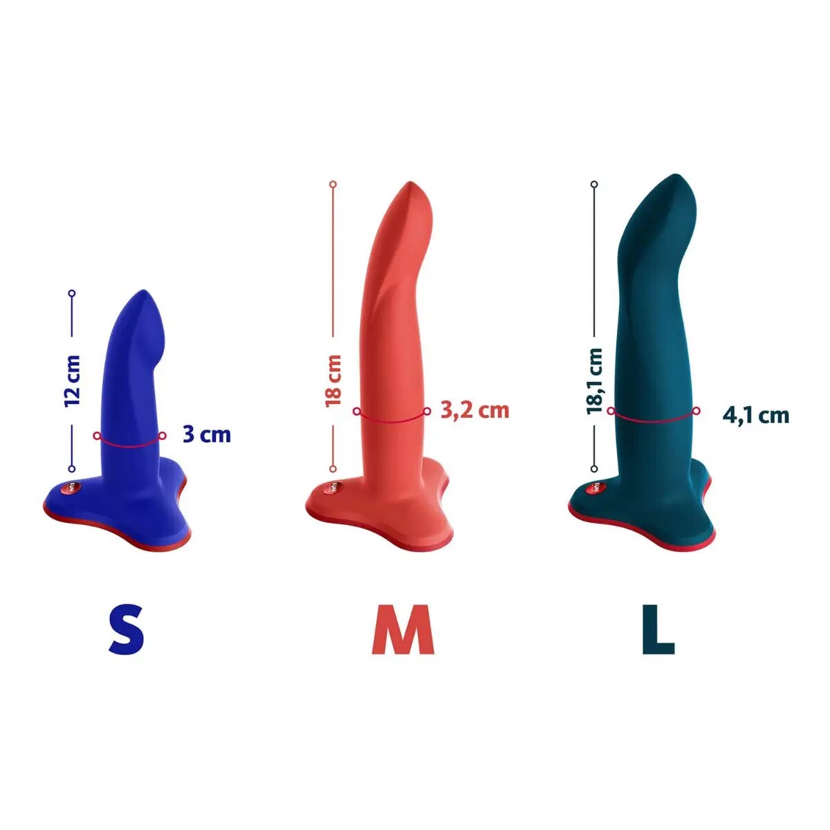 Fun Factory - Limba Flex Bendable Silicone Dildo with Suction Cup Small