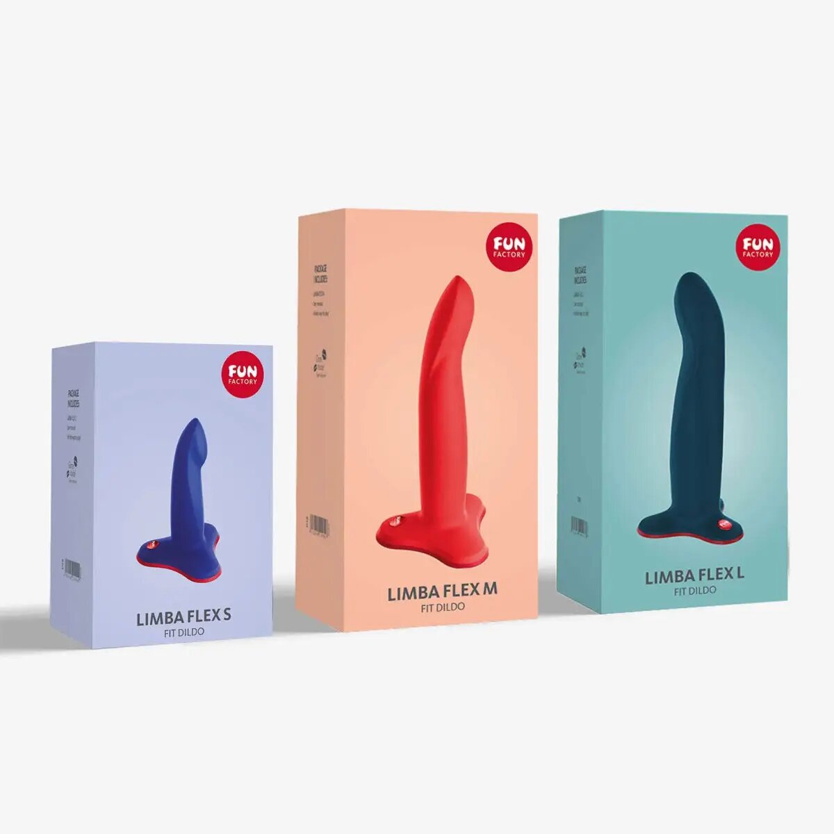 Fun Factory - Limba Flex Bendable Silicone Dildo with Suction Cup Small