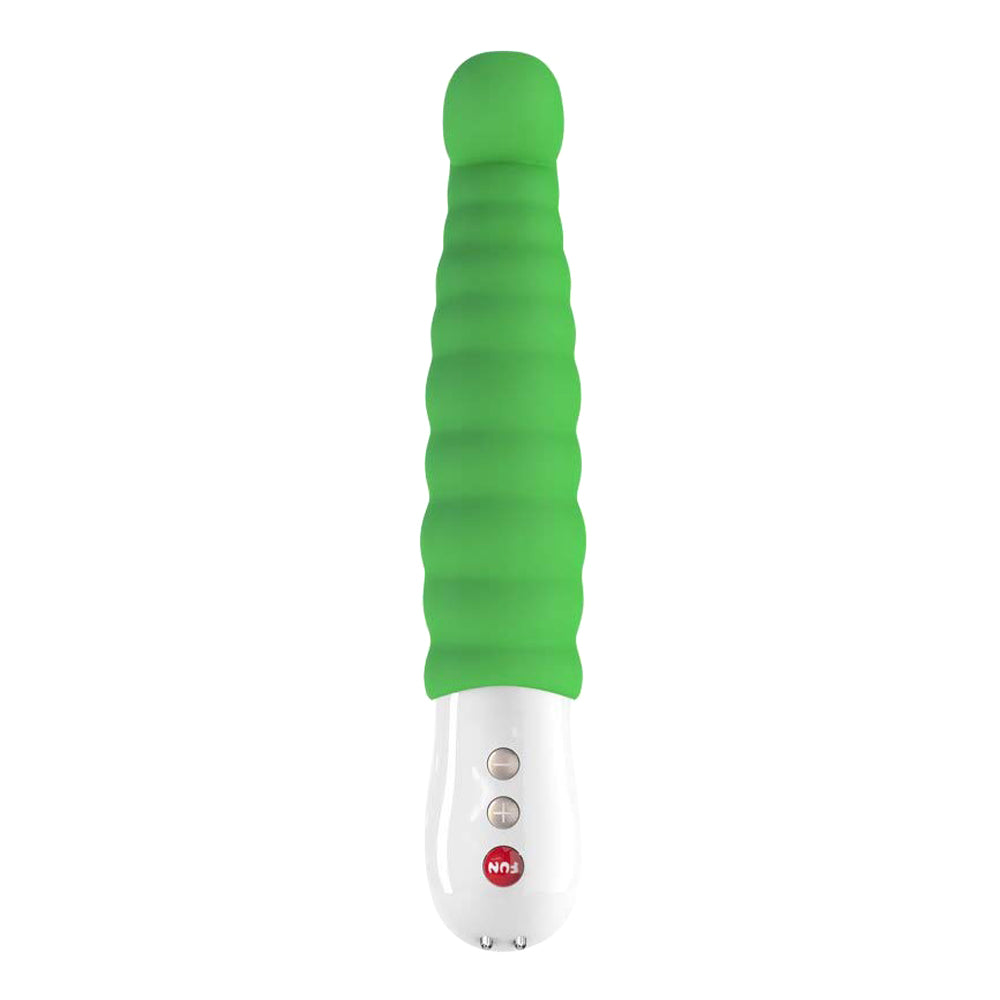 Fun Factory - Patchy Paul Ribbed Rechargeable G Spot Vibrator fresh green