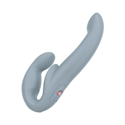 Fun Factory - Share Vibe Pro Vibrating Strapless Strap-on Double-Ended Dildo Cool Grey