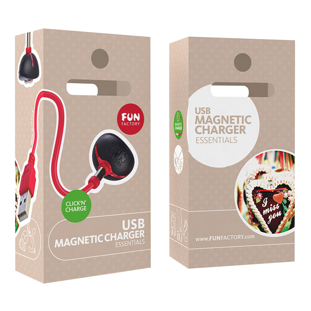 Fun Factory - Usb Magnetic Charger Black & Red