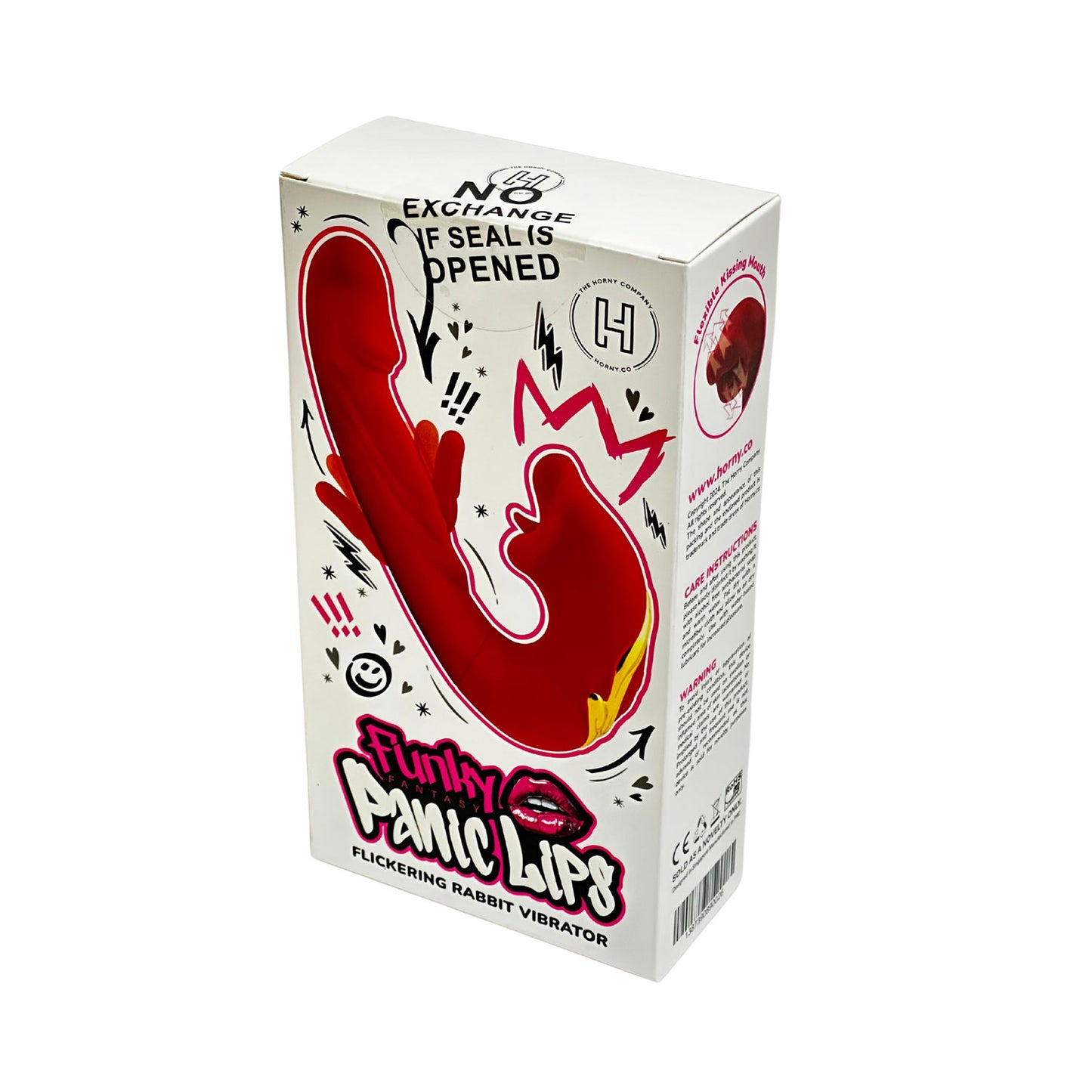Funky Fantasy Series - Panic Lips Flickering Rabbit Vibrator