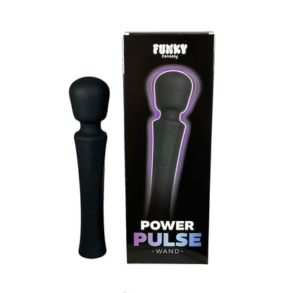 Funky Fantasy Series - Power Pulse Compact Rechargeable Wand Vibrator