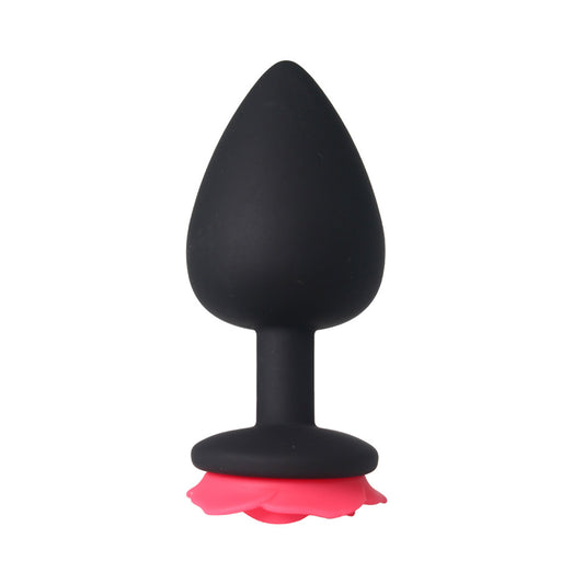 Funky Fantasy - Blooming Rose Silicone Anal Plug Large