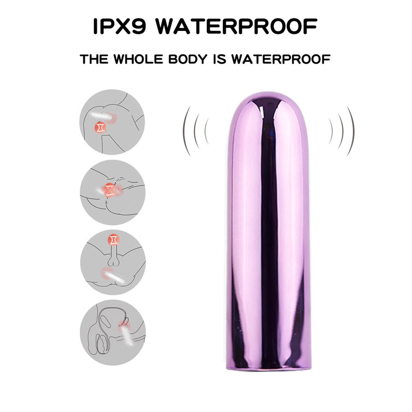 Funky Fantasy Series - Bullet Vibrator Lilac Metallic