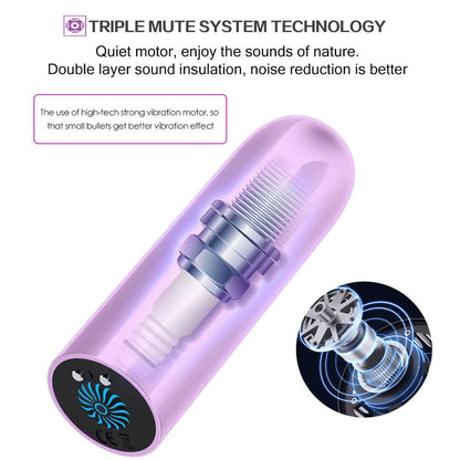 Funky Fantasy Series - Bullet Vibrator Lilac Metallic