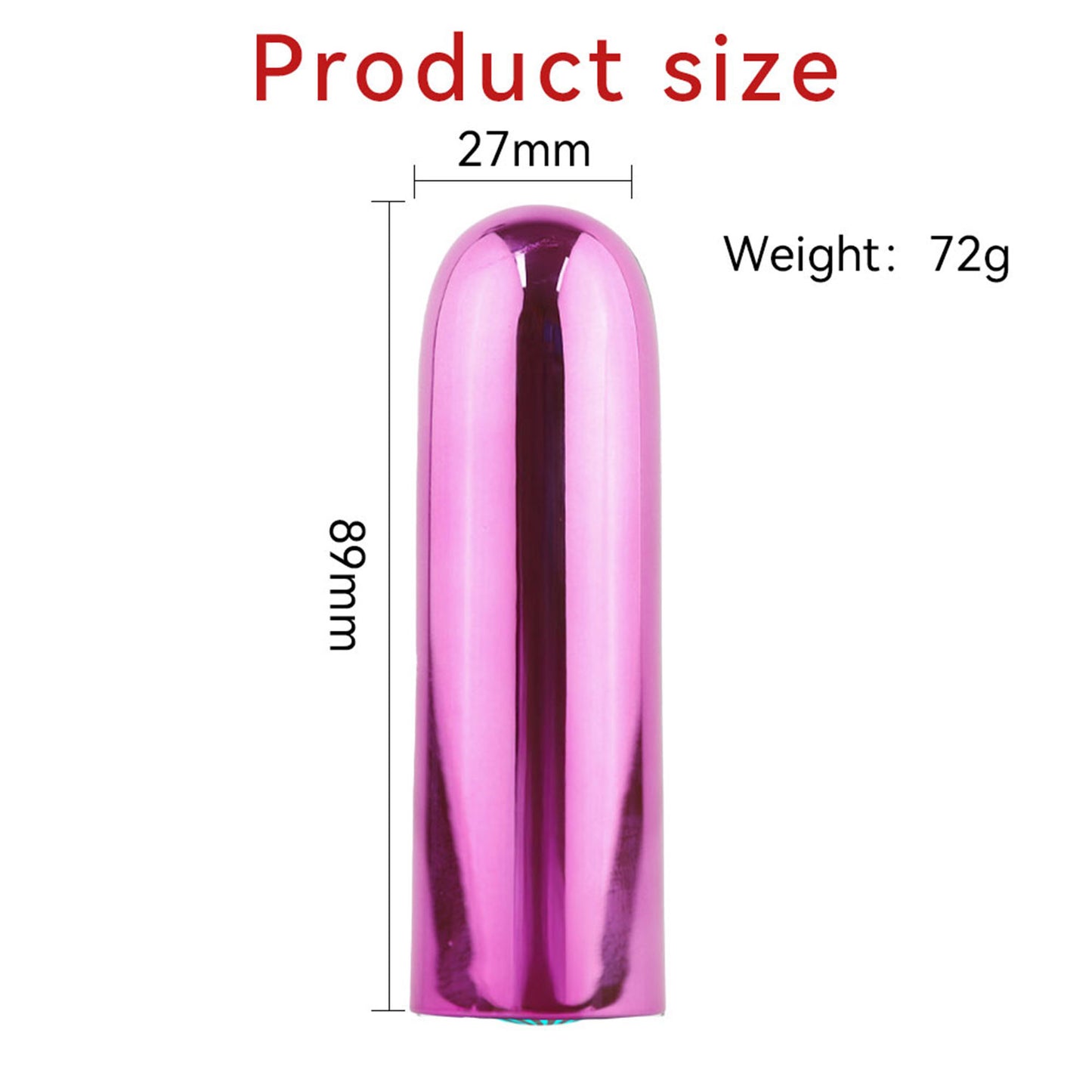 Funky Fantasy Series - Bullet Vibrator Pink Metallic