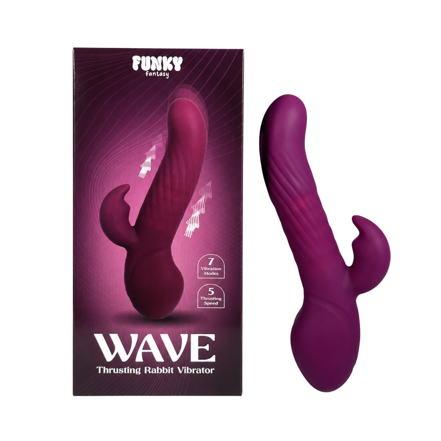 Funky Fantasy Series - Wave Thrusting Rabbit Vibrator