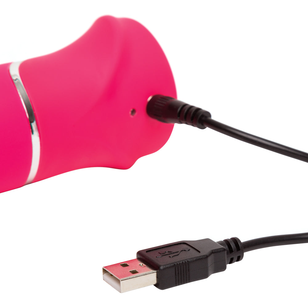 Happy Rabbit - Thrusting Vibrator Hot Pink