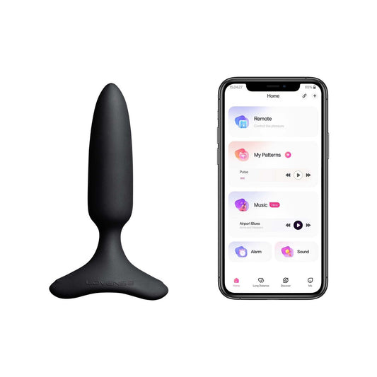 Lovense - Hush 2 (1 in) Bluetooth Remote-Controlled Wearable Butt Plug