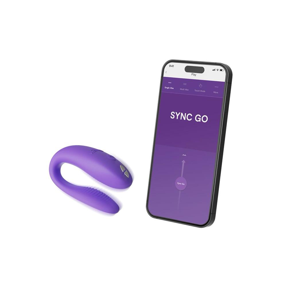 We-Vibe - Sync Go App and Remote-Controlled Couple Vibrator Turquoise