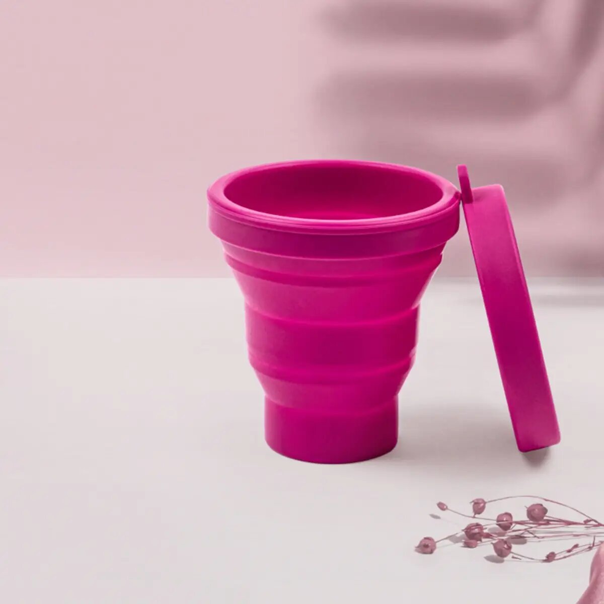 Intimina - Collapsible Sterilizing Cup Magenta