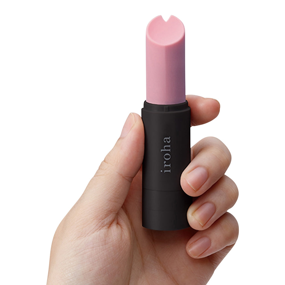 Iroha - Stick light pink × white Lipstick Vibrator