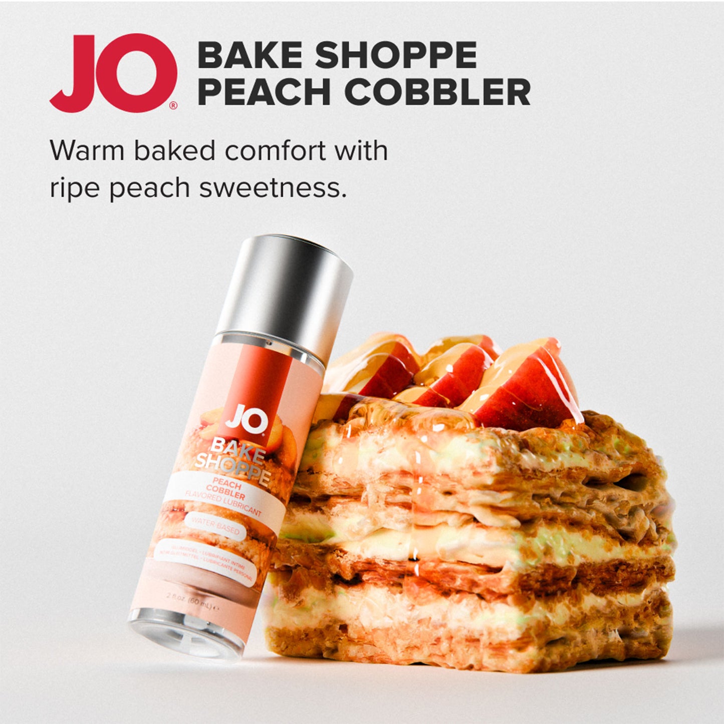 JO - Bake Shoppe Flavoured Lubricant Peach Cobbler 30 mL
