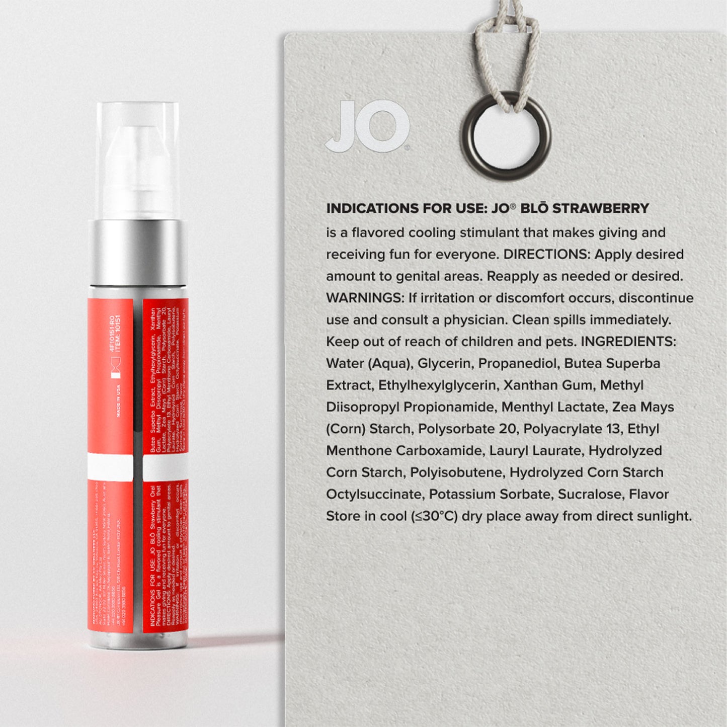 JO - Blo Oral Pleasure Gel Strawberry 30 mL