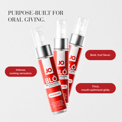 JO - Blo Oral Pleasure Gel Strawberry 30 mL