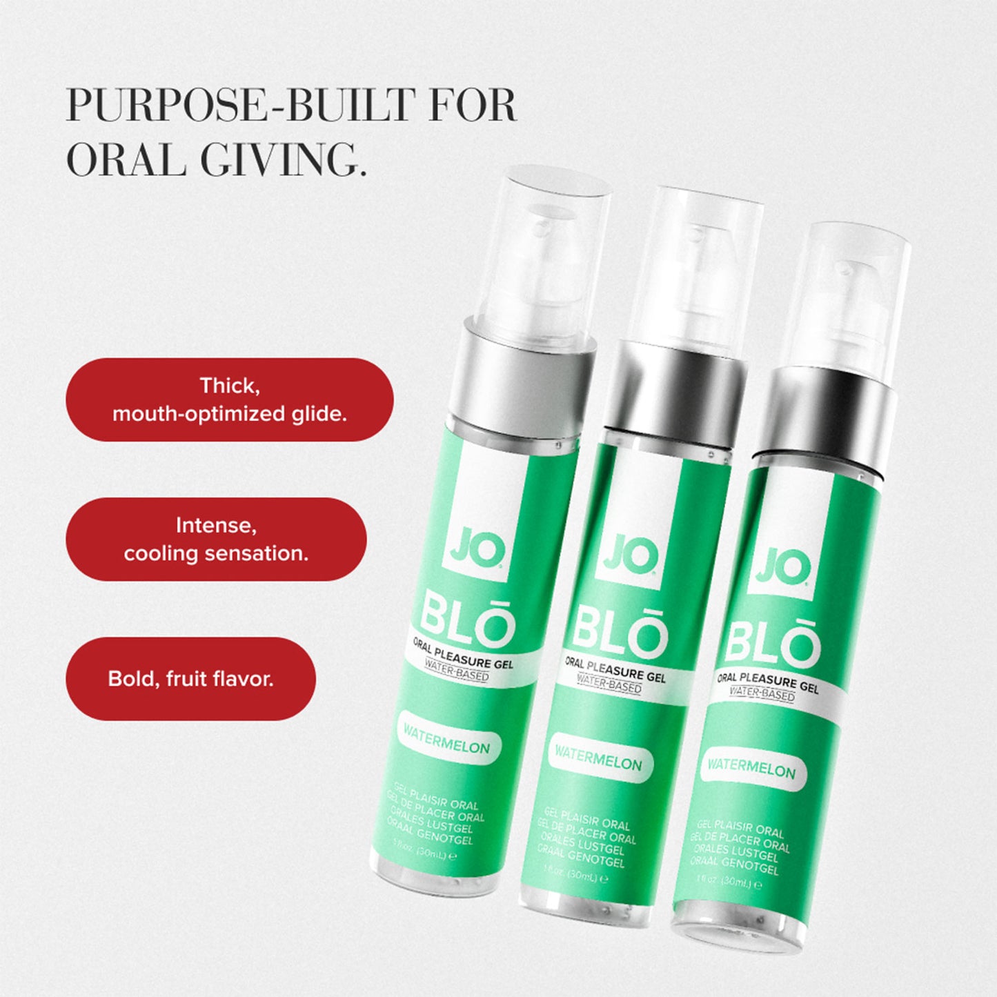 JO - Blo Oral Pleasure Gel Watermelon 30 mL