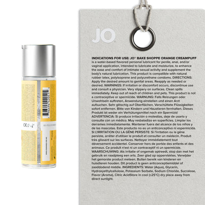JO - Bake Shoppe Flavoured Lubricant Orange Creampuff 30 mL