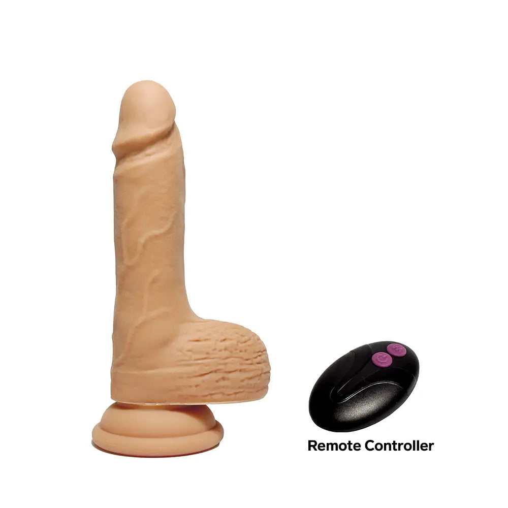 The Man Hunt - Jonny Realistic Rechargeable Thrusting Dildo 6.5 Inches with Remote