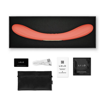 Lelo - Boomerang App-Controlled Dual Ended Vibrator Coral Red