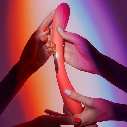 Lelo - Boomerang App-Controlled Dual Ended Vibrator Coral Red