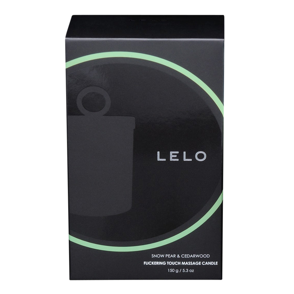 Lelo - Flickering Touch Massage Candle Snow Pear And Cedarwood