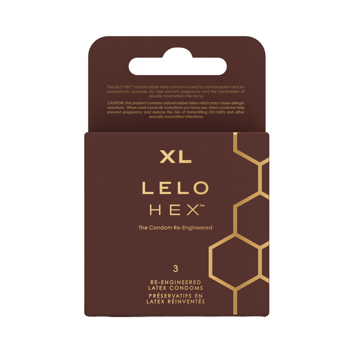 Lelo - Hex Condoms Respect XL 3s