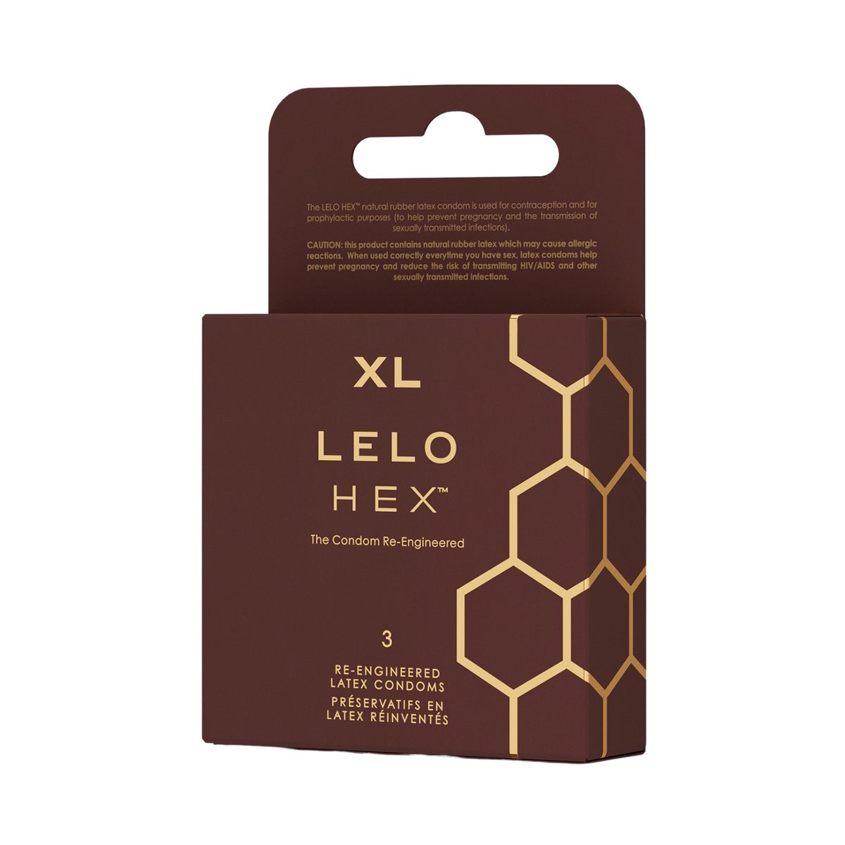 Lelo - Hex Condoms Respect XL 3s
