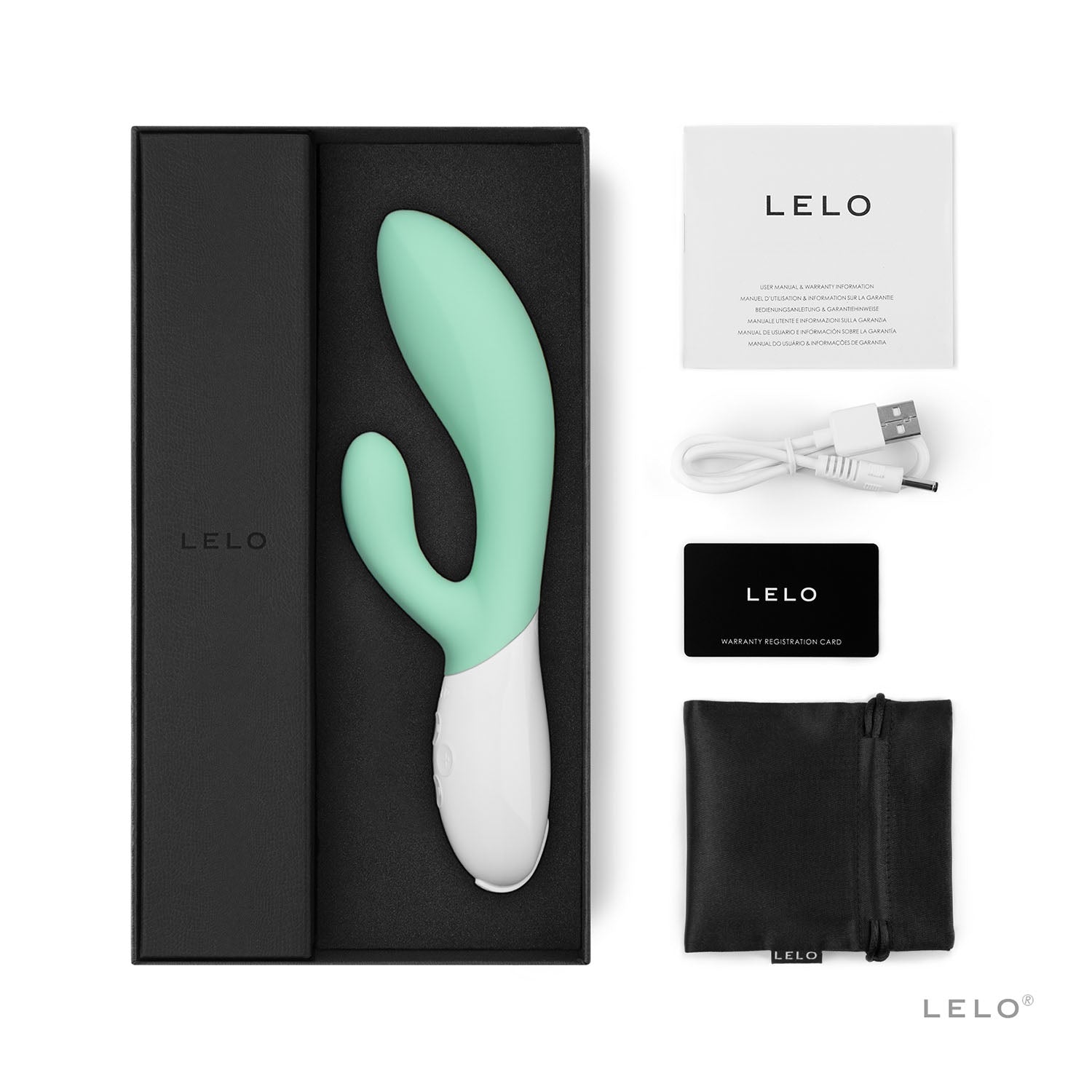 Lelo - Ina 3 Seaweed Rabbit Vibrator