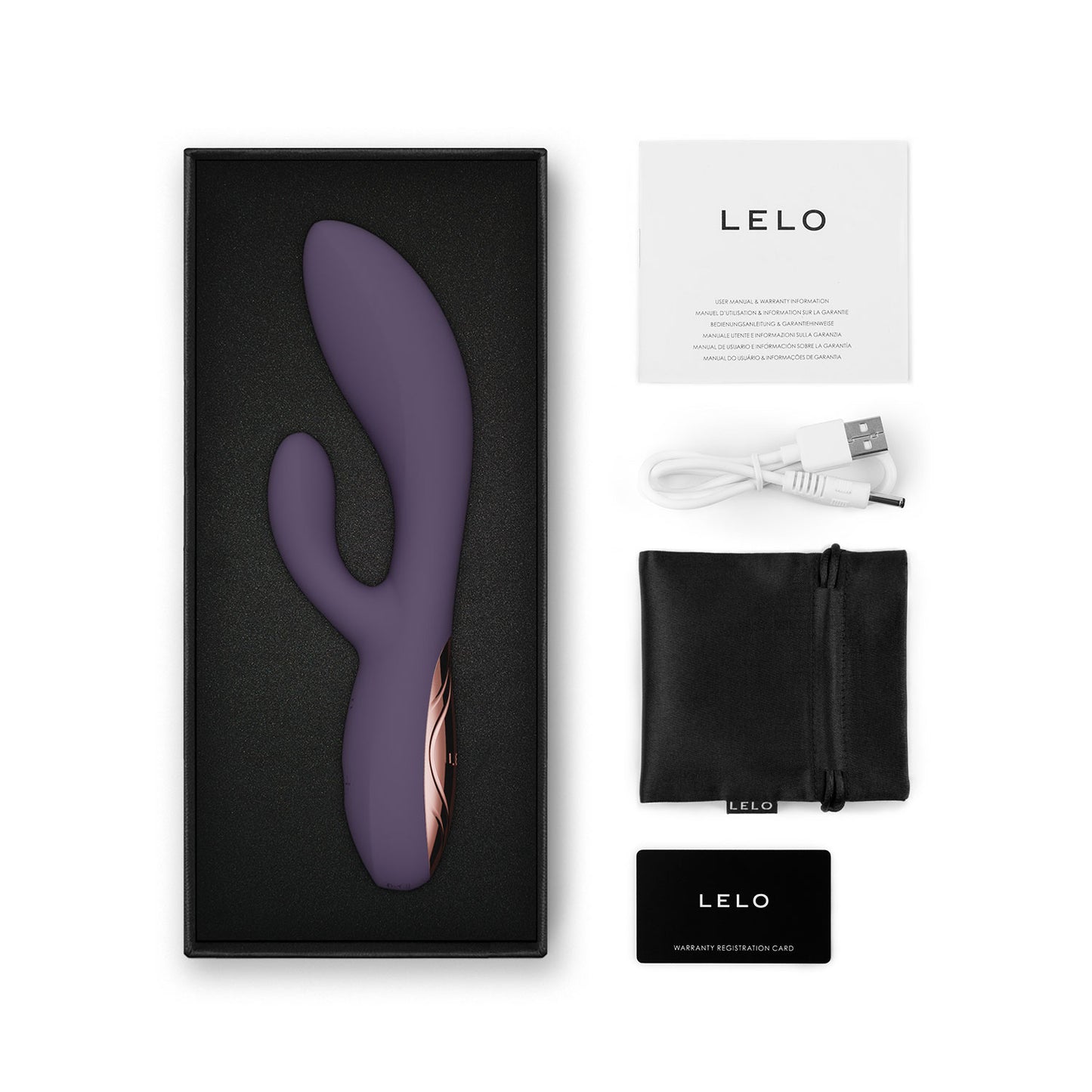 [PRE-ORDER] Lelo - Ina Thrust App-Controlled Rabbit Vibrator Purple Twilight