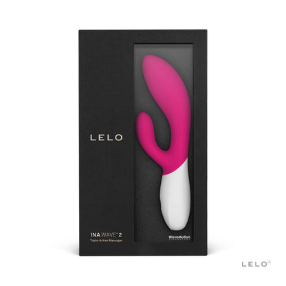 Lelo - Ina Wave 2 Cerise Rabbit Vibrator