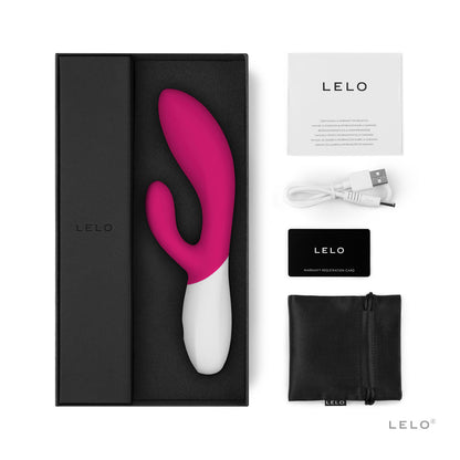 Lelo - Ina Wave 2 Cerise Rabbit Vibrator