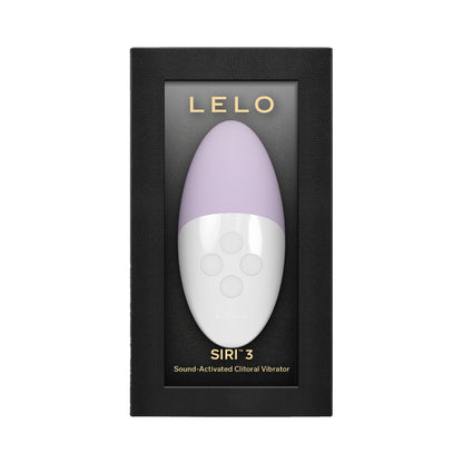 [PREORDER] Lelo - Siri 3 Sound-Activated Clitoral Vibrator Calm Lavender