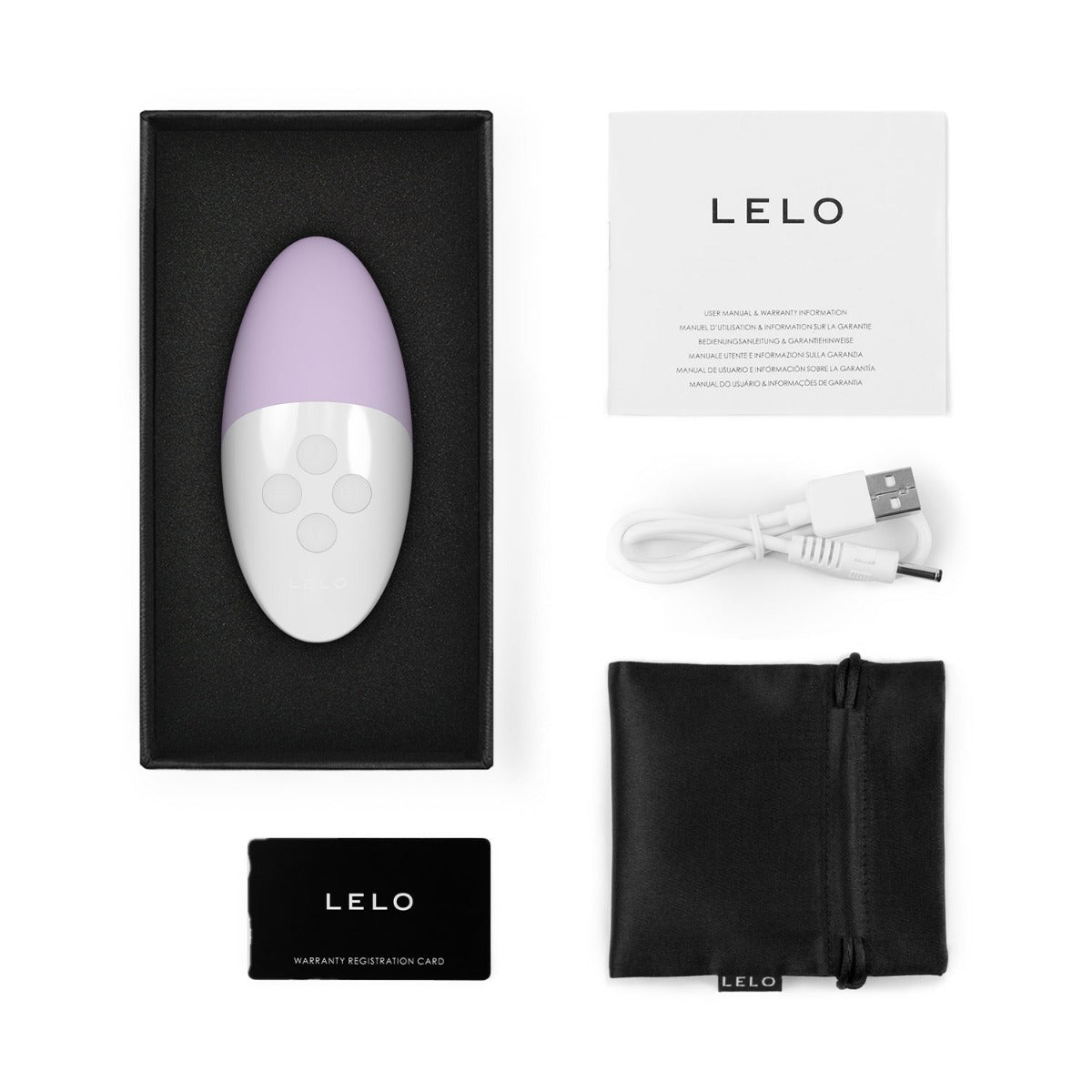 [PREORDER] Lelo - Siri 3 Sound-Activated Clitoral Vibrator Calm Lavender