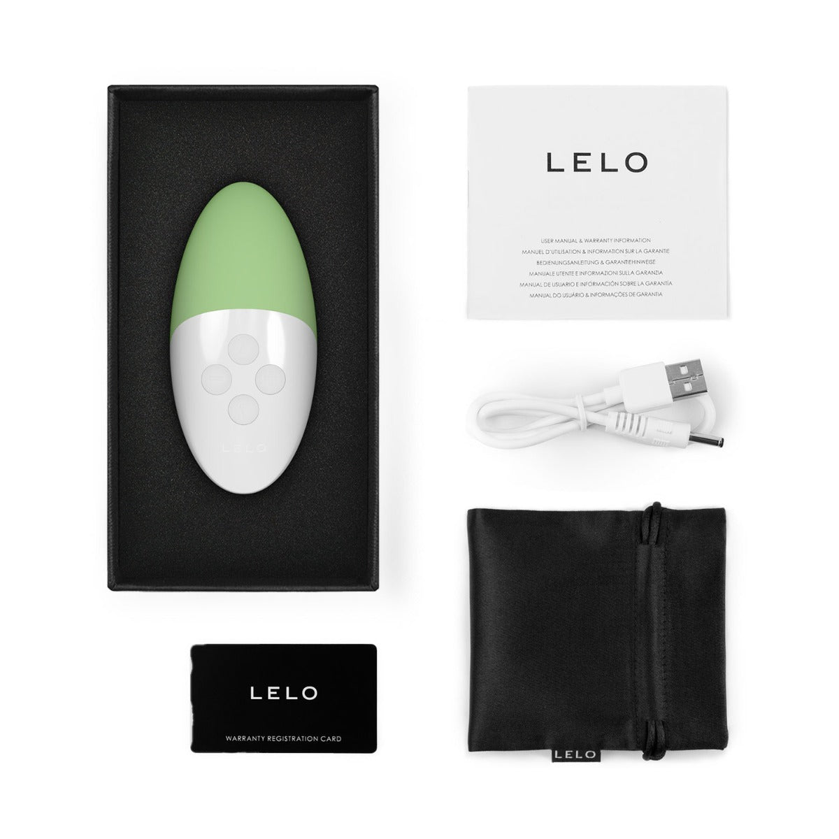 [PREORDER] Lelo - Siri 3 Sound-Activated Clitoral Vibrator Pistachio Cream