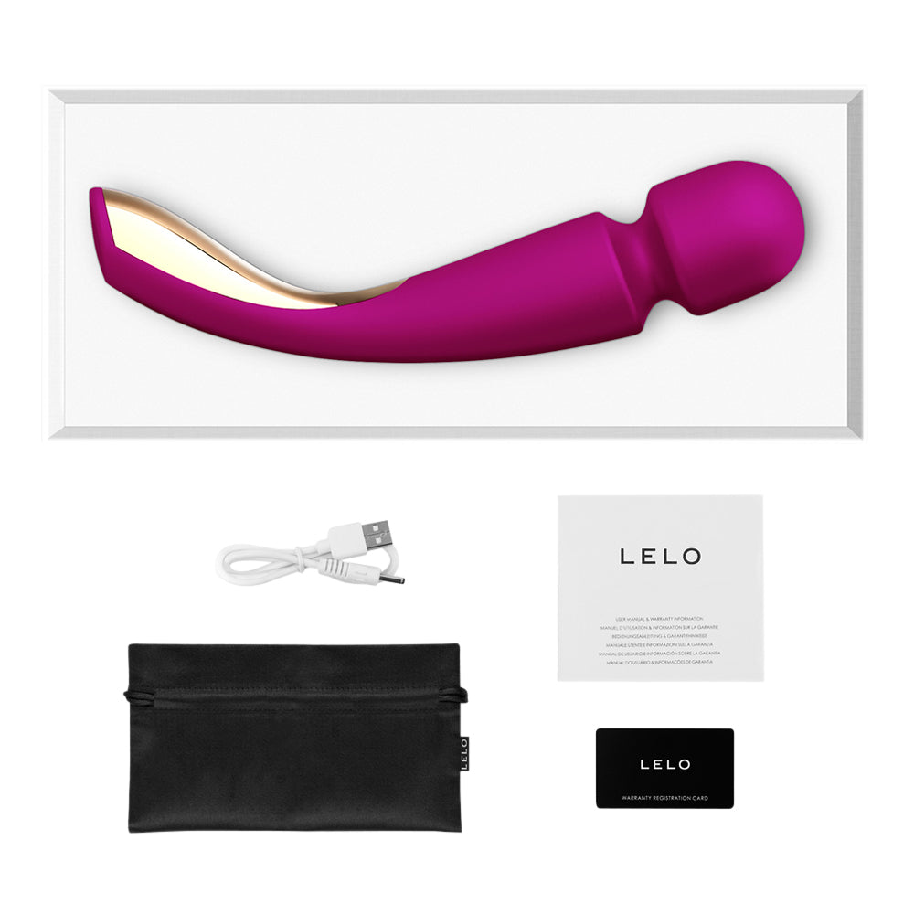 Lelo - Smart Wand 2 Large Rechargeable Body Massager Deep Rose