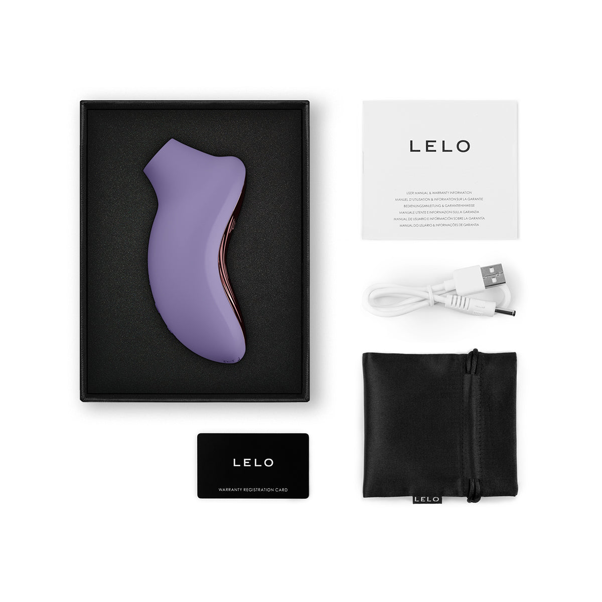 Lelo - Sona 3 Sensonic App-Controlled Clitoral Stimulator Violet Dusk