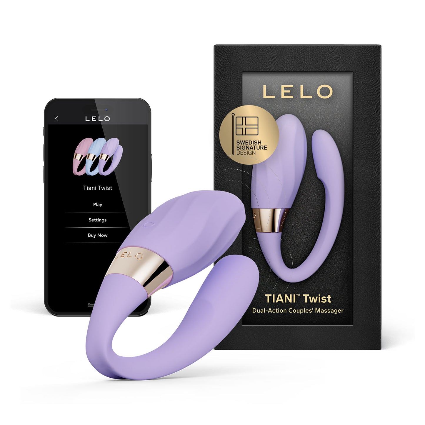 Lelo - Tiani Twist Couple Massager Lavender