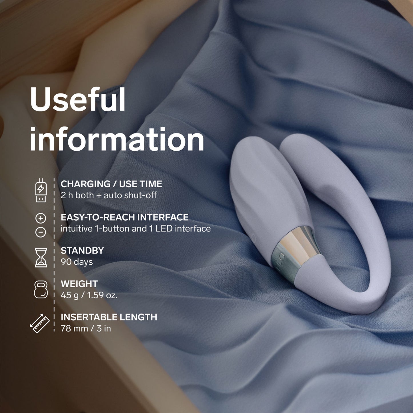 Lelo - Tiani Twist Couple Massager Lavender