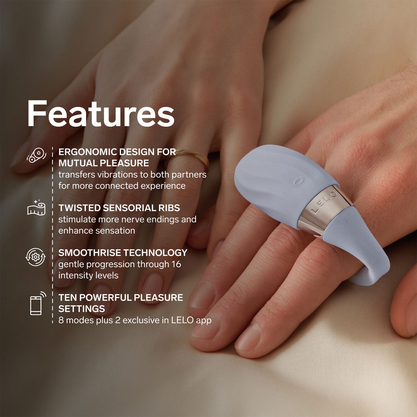 Lelo - Tiani Twist Couple Massager Lavender