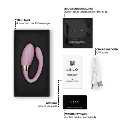 Lelo - Tiani Twist Couple Massager Soft Pink