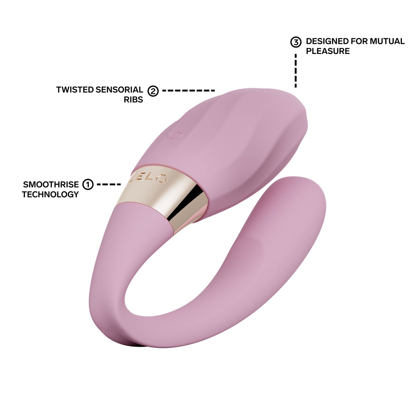 Lelo - Tiani Twist Couple Massager Soft Pink