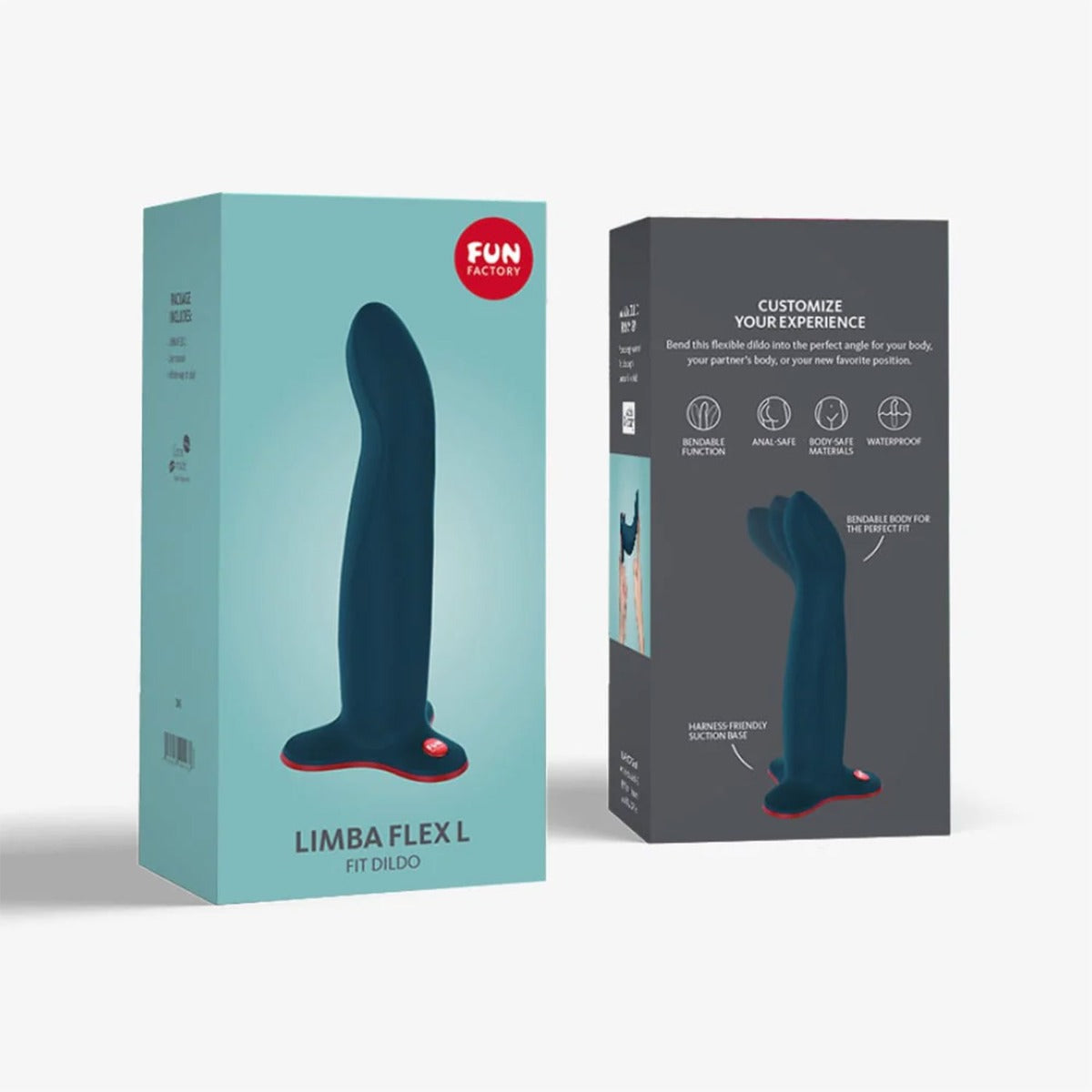 Fun Factory - Limba Flex L Bendable Dildo with Suction Base 