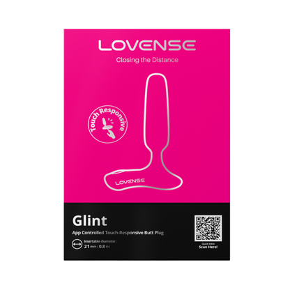 Lovense Glint App Controlled Touch-Responsive Butt Plug