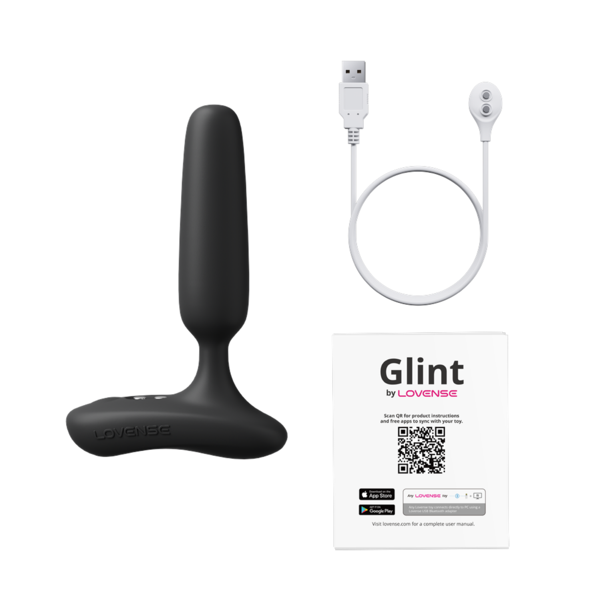 Lovense Glint App Controlled Touch-Responsive Butt Plug