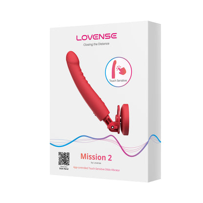 Lovense - Mission 2 App-Controlled Touch Sensitive Suction Cup Dildo