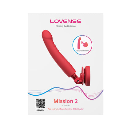 Lovense - Mission 2 App-Controlled Touch Sensitive Suction Cup Dildo